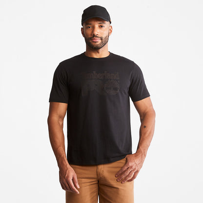 Timberland Mens Timberland PRO® Textured Graphic T-Shirt for Men in Black