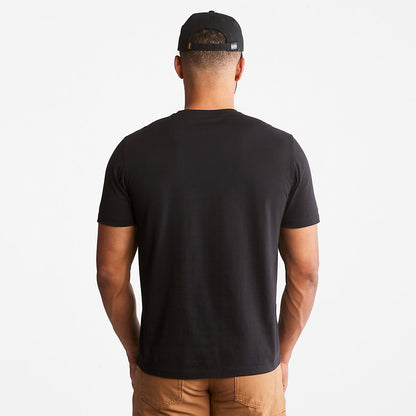 Timberland Mens Timberland PRO® Textured Graphic T-Shirt for Men in Black