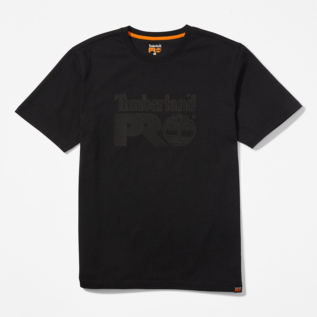 Timberland Mens Timberland PRO® Textured Graphic T-Shirt for Men in Black