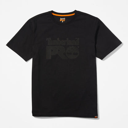 Timberland Mens Timberland PRO® Textured Graphic T-Shirt for Men in Black