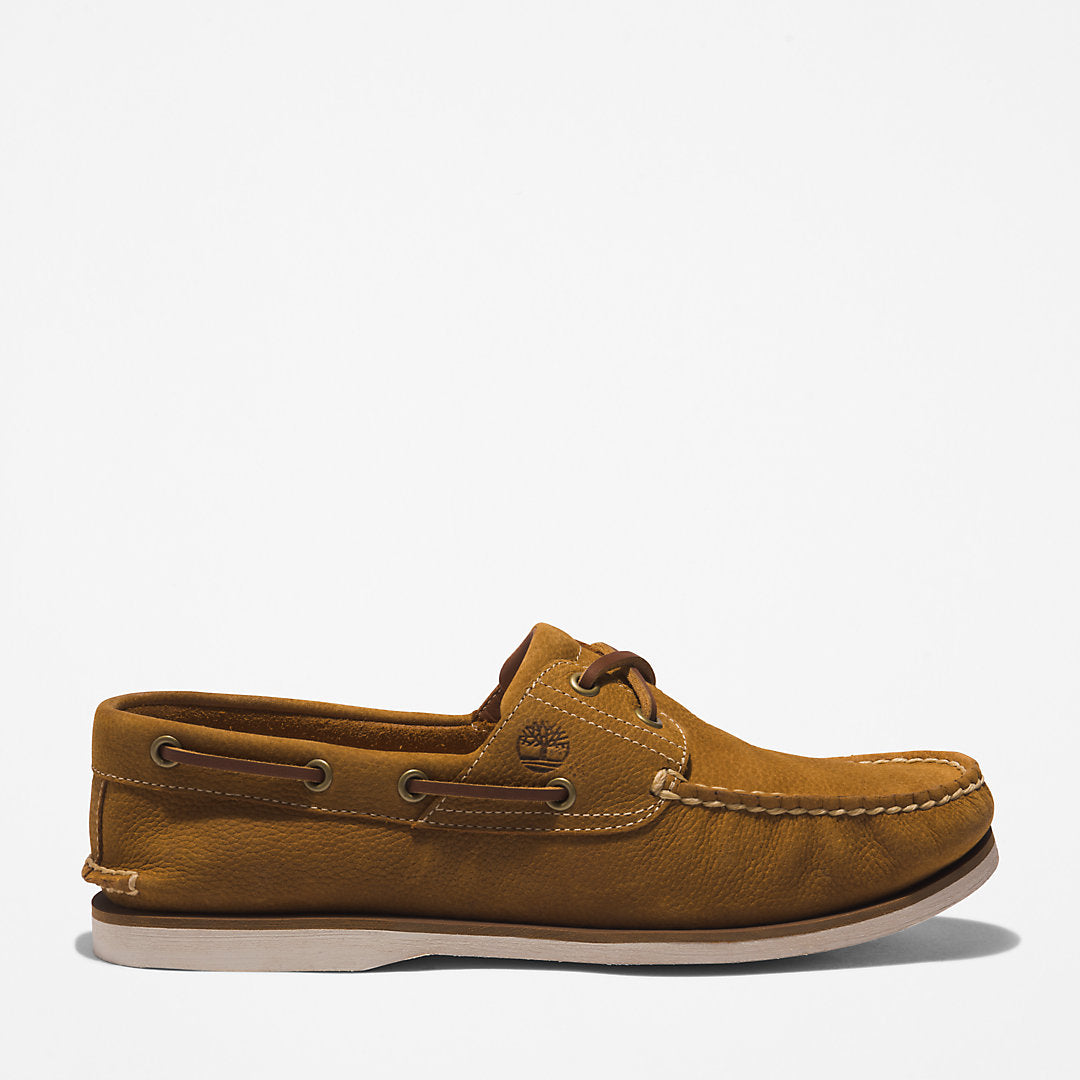 Timberland Mens Classic EK+ Boat Shoe for Men in Light Brown