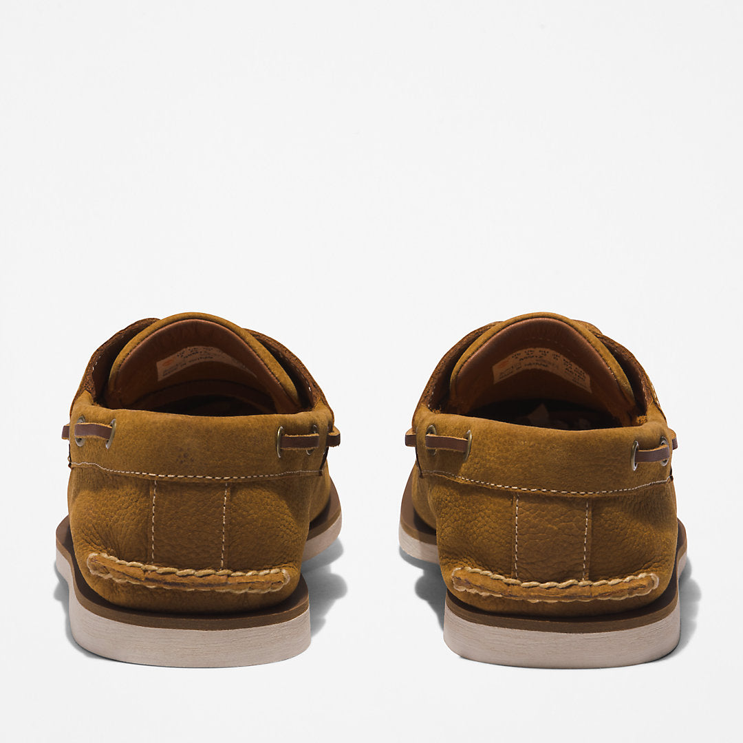 Timberland Mens Classic EK+ Boat Shoe for Men in Light Brown