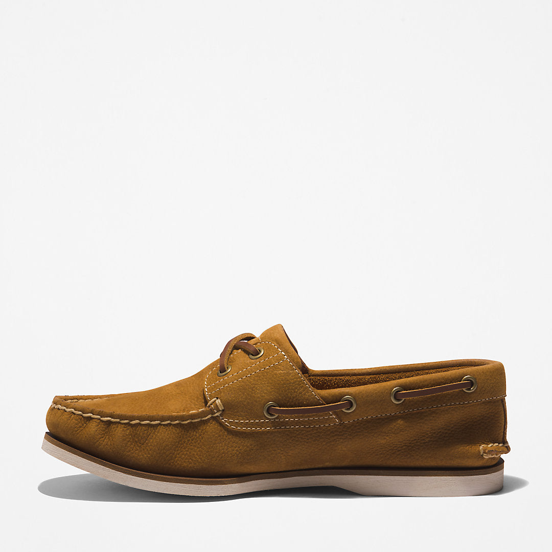 Timberland Mens Classic EK+ Boat Shoe for Men in Light Brown