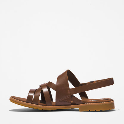 Timberland Womens Chicago Riverside Backstrap Sandal for Women in Brown
