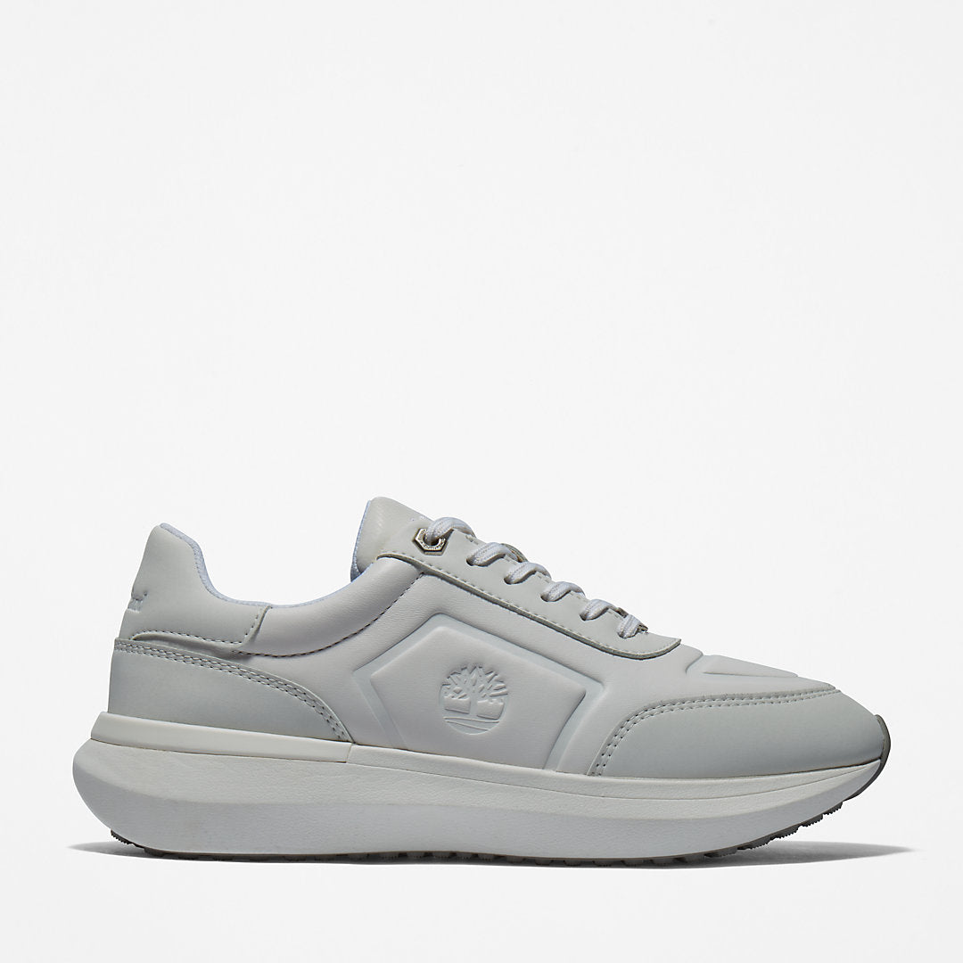 Timberland Womens Seoul City Leather Trainer for Women in White
