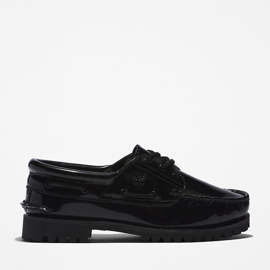 Timberland Womens Timberland® Noreen 3-Eye Boat Shoe for Women in Black