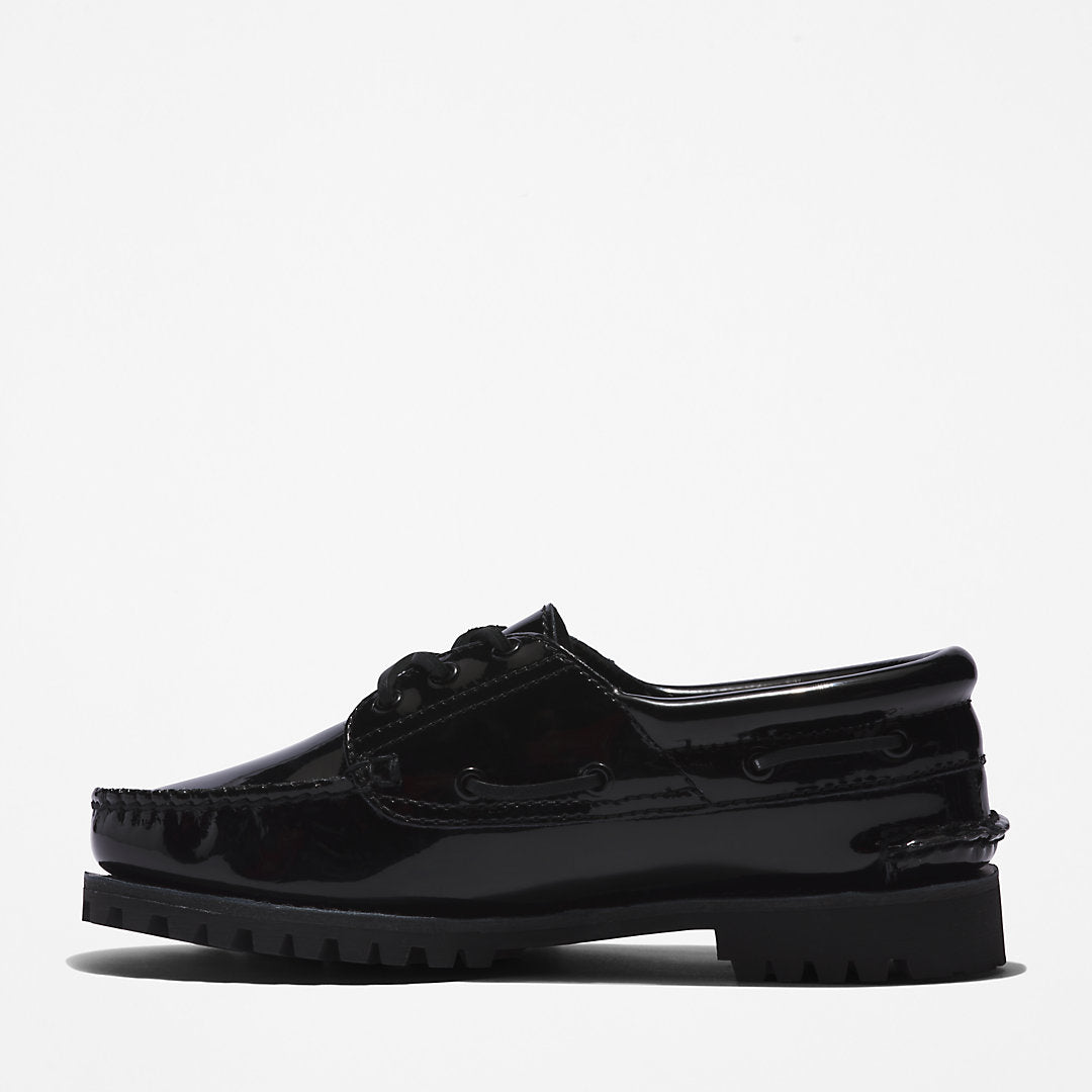 Timberland Womens Timberland® Noreen 3-Eye Boat Shoe for Women in Black