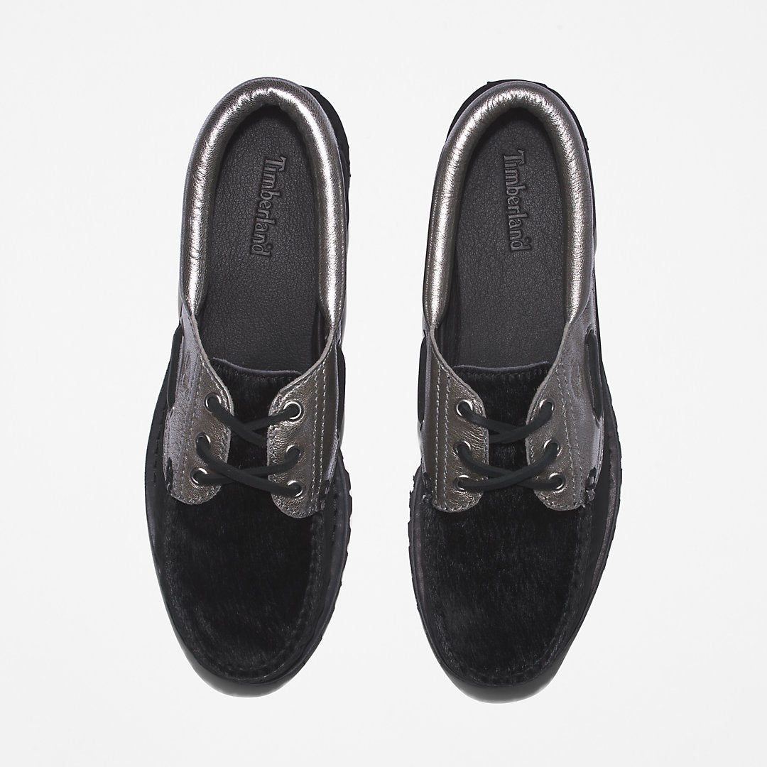 Timberland Womens Timberland® Noreen 3-Eye Boat Shoe for Women in Silver