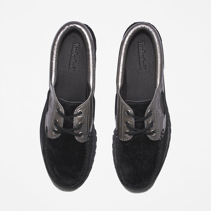 Timberland Womens Timberland® Noreen 3-Eye Boat Shoe for Women in Silver