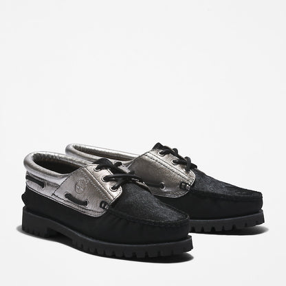 Timberland Womens Timberland® Noreen 3-Eye Boat Shoe for Women in Silver