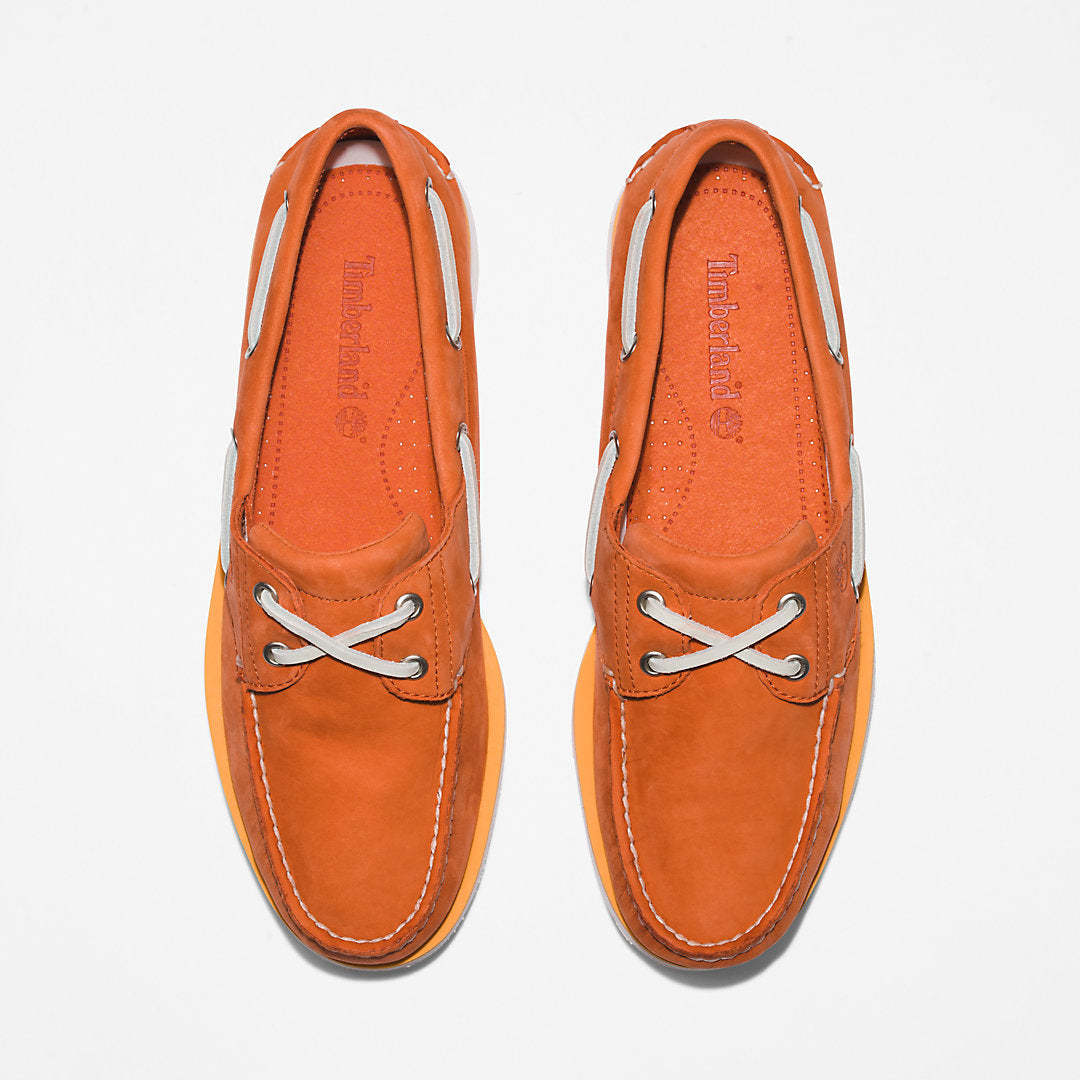 Timberland Mens Timberland® 2-Eye Classic Boat Shoe for Men in Orange