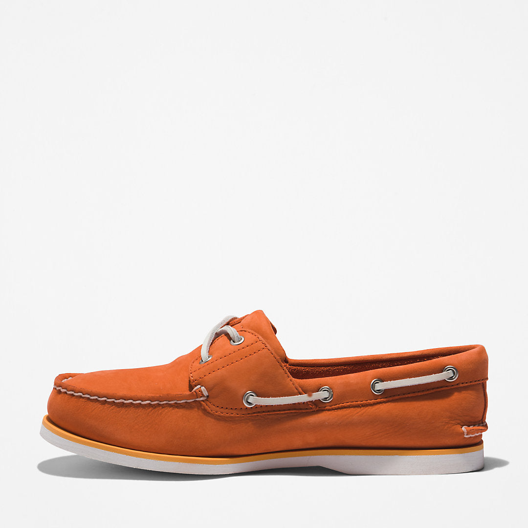 Timberland Mens Timberland® 2-Eye Classic Boat Shoe for Men in Orange