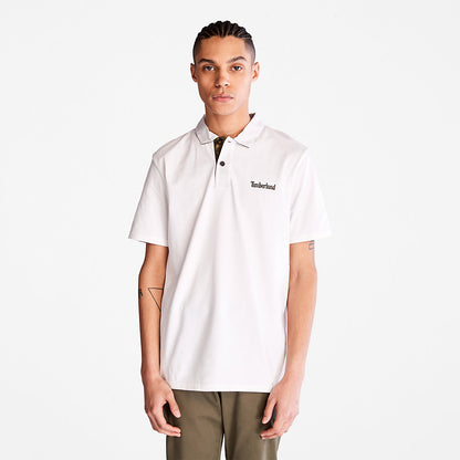 Timberland Mens Outdoor Heritage Polo Shirt for Men in White