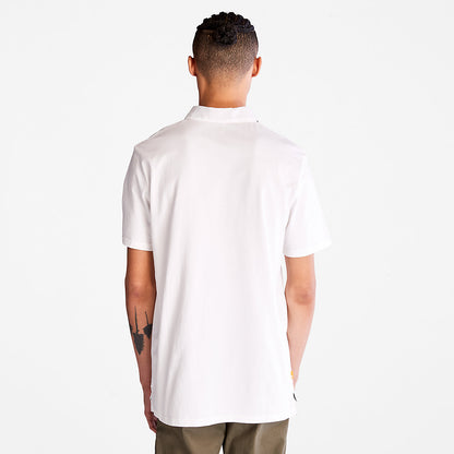 Timberland Mens Outdoor Heritage Polo Shirt for Men in White