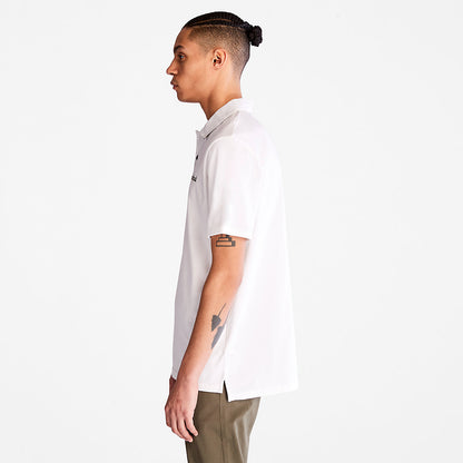 Timberland Mens Outdoor Heritage Polo Shirt for Men in White