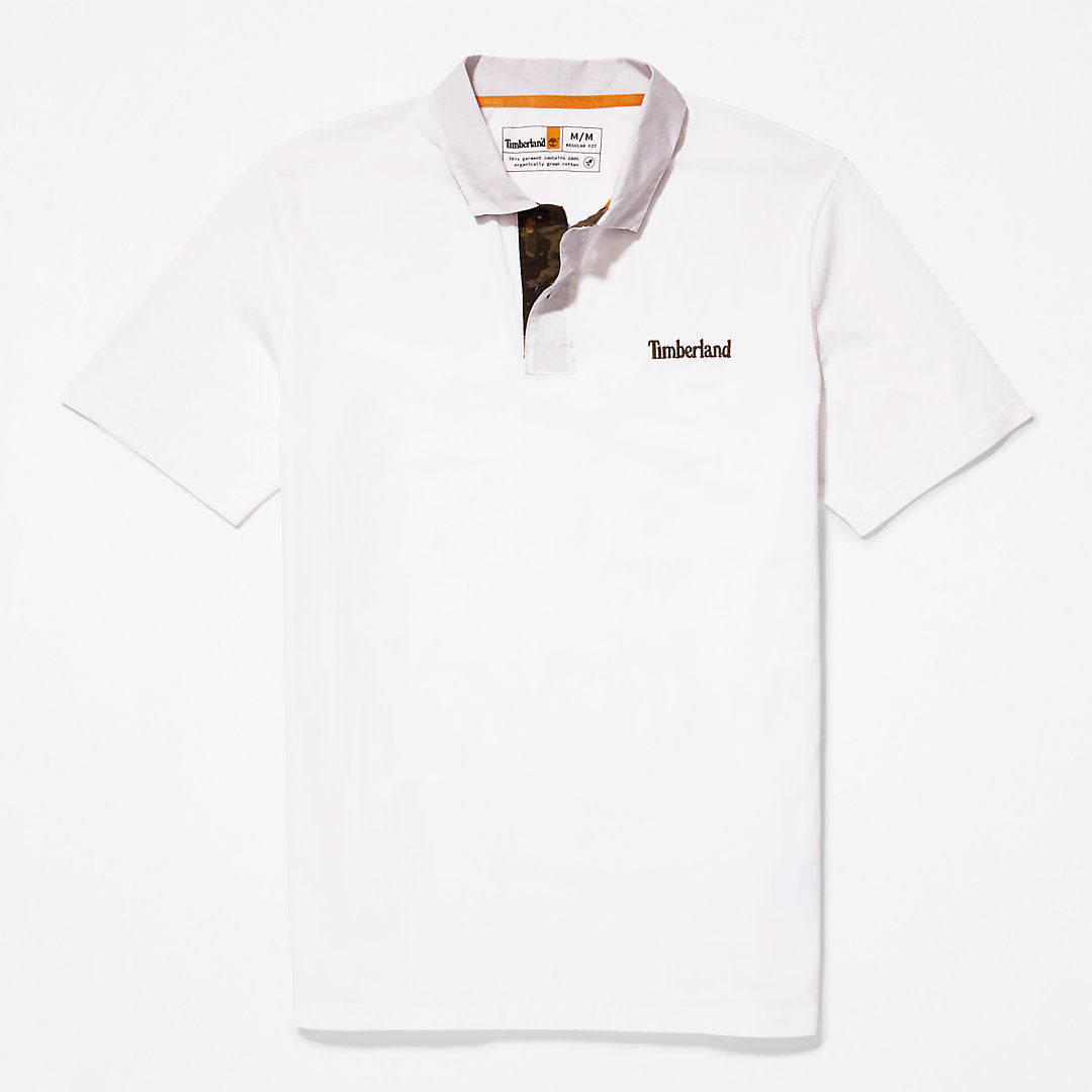 Timberland Mens Outdoor Heritage Polo Shirt for Men in White