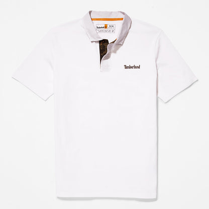 Timberland Mens Outdoor Heritage Polo Shirt for Men in White