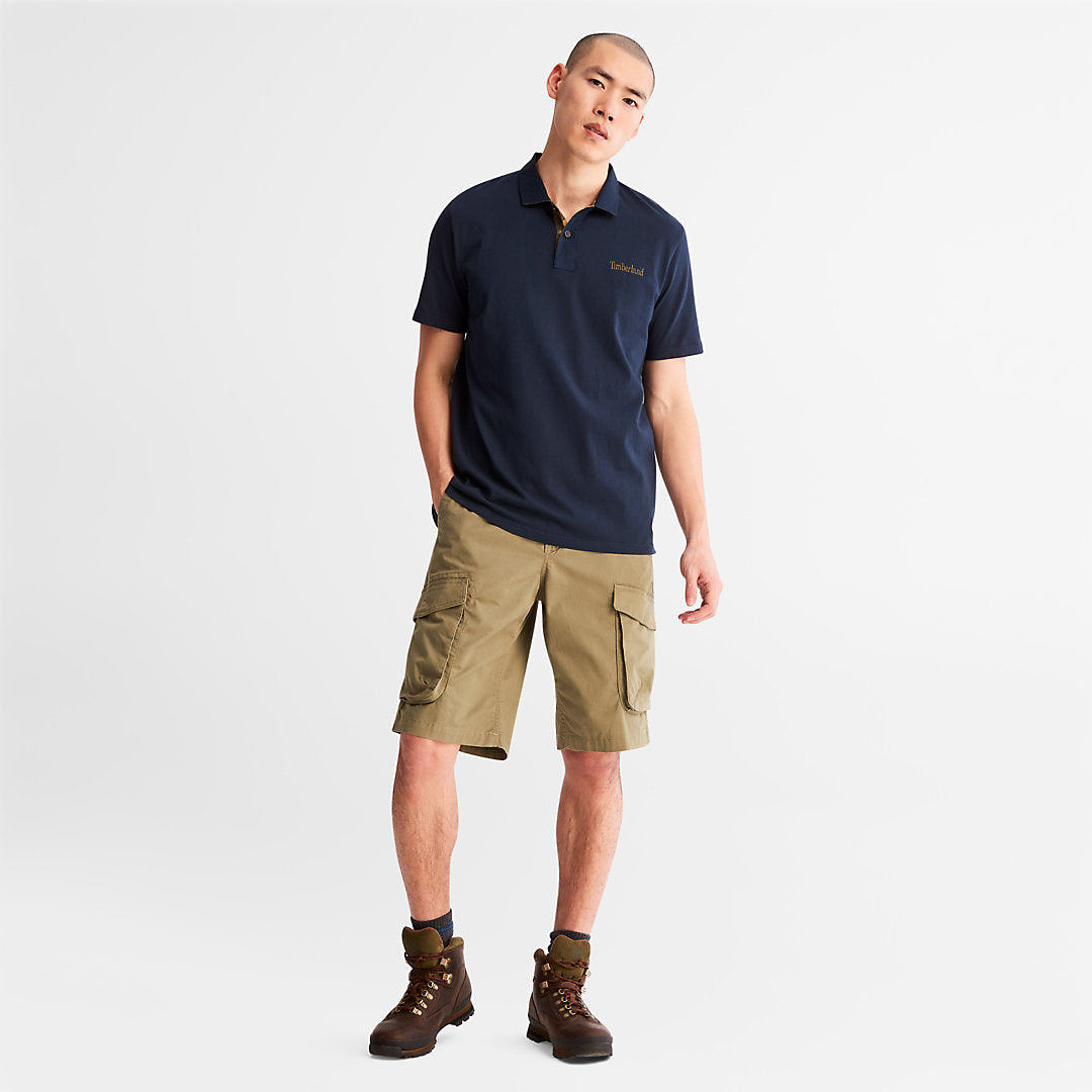 Timberland Mens Outdoor Heritage Polo Shirt for Men in Navy