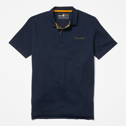Timberland Mens Outdoor Heritage Polo Shirt for Men in Navy
