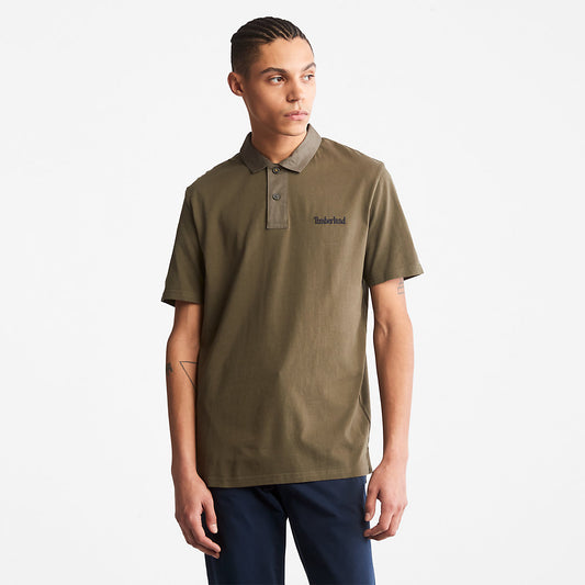 Timberland Mens Outdoor Heritage Polo Shirt for Men in Dark Green