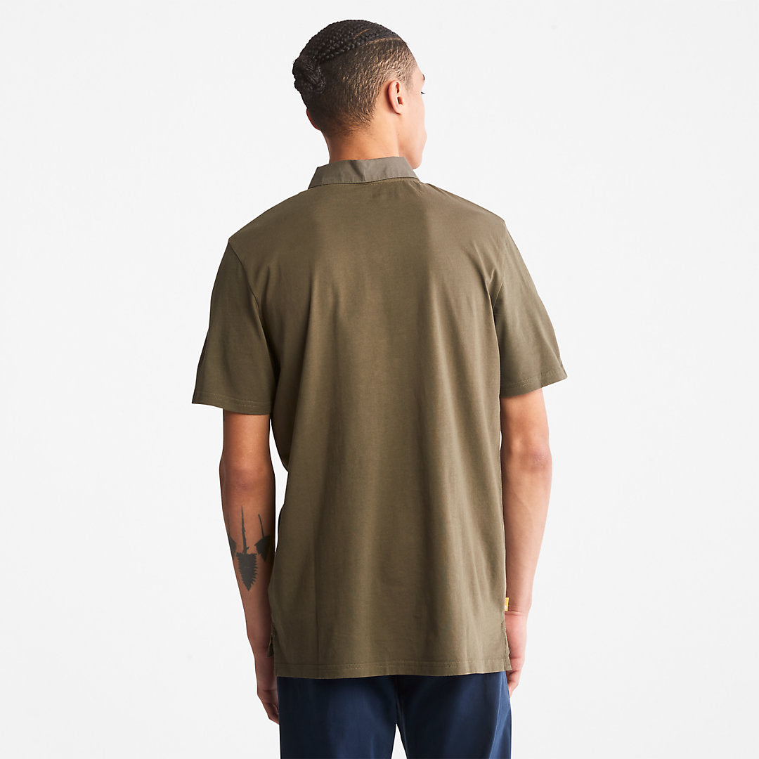 Timberland Mens Outdoor Heritage Polo Shirt for Men in Dark Green