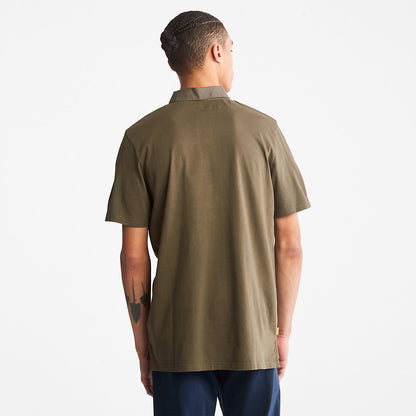 Timberland Mens Outdoor Heritage Polo Shirt for Men in Dark Green
