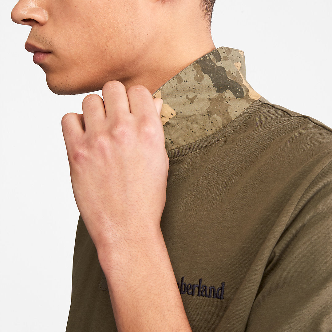 Timberland Mens Outdoor Heritage Polo Shirt for Men in Dark Green