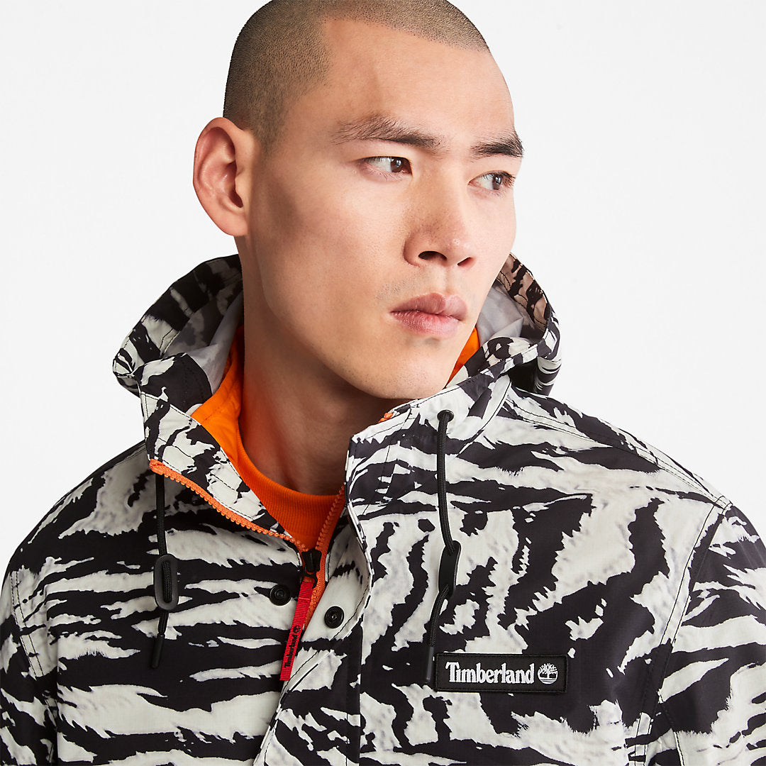 Timberland Mens All Gender 3-in-1 Year of the Tiger Jacket in White