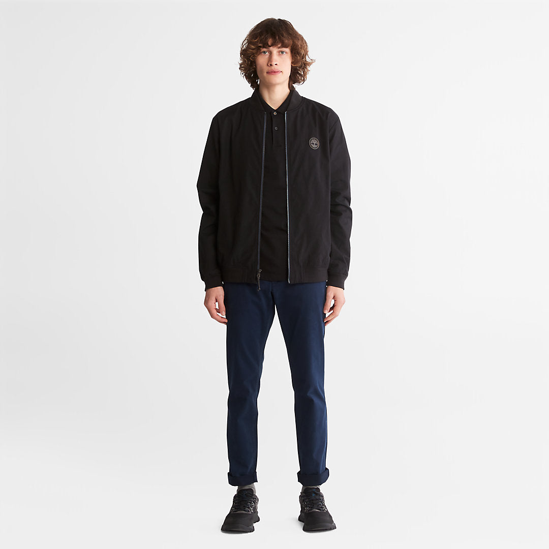 Timberland Mens DWR Bomber Jacket for Men in Black