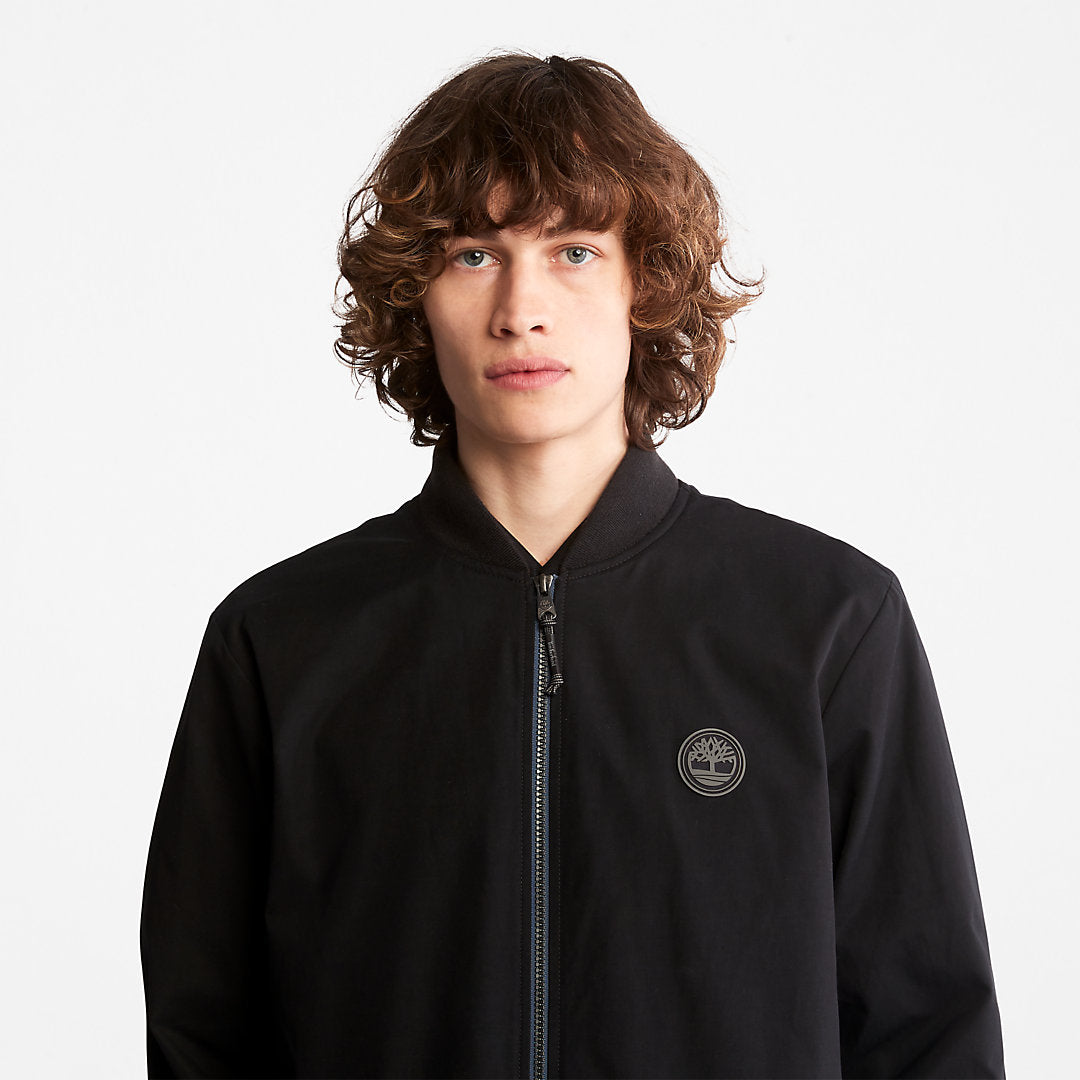 Timberland Mens DWR Bomber Jacket for Men in Black