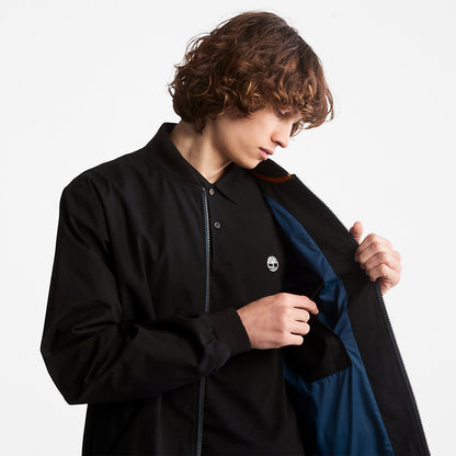 Timberland Mens DWR Bomber Jacket for Men in Black