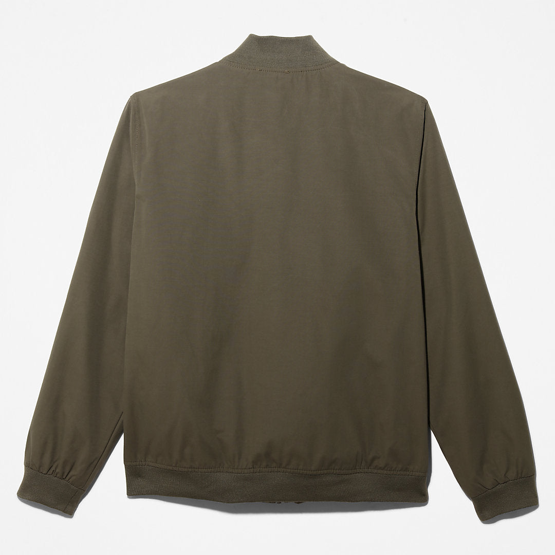 Timberland Mens DWR Bomber Jacket for Men in Dark Green