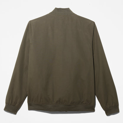 Timberland Mens DWR Bomber Jacket for Men in Dark Green