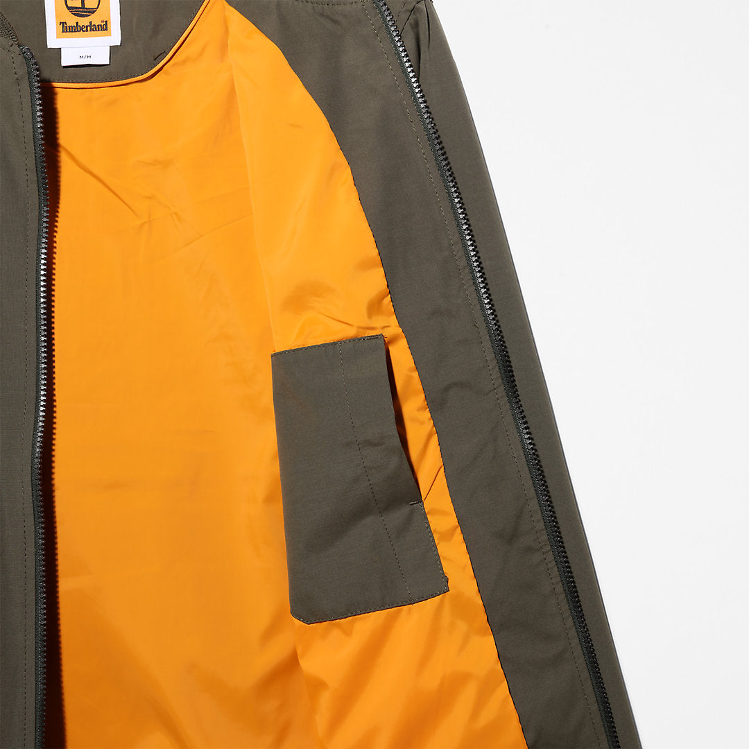 Timberland Mens DWR Bomber Jacket for Men in Dark Green