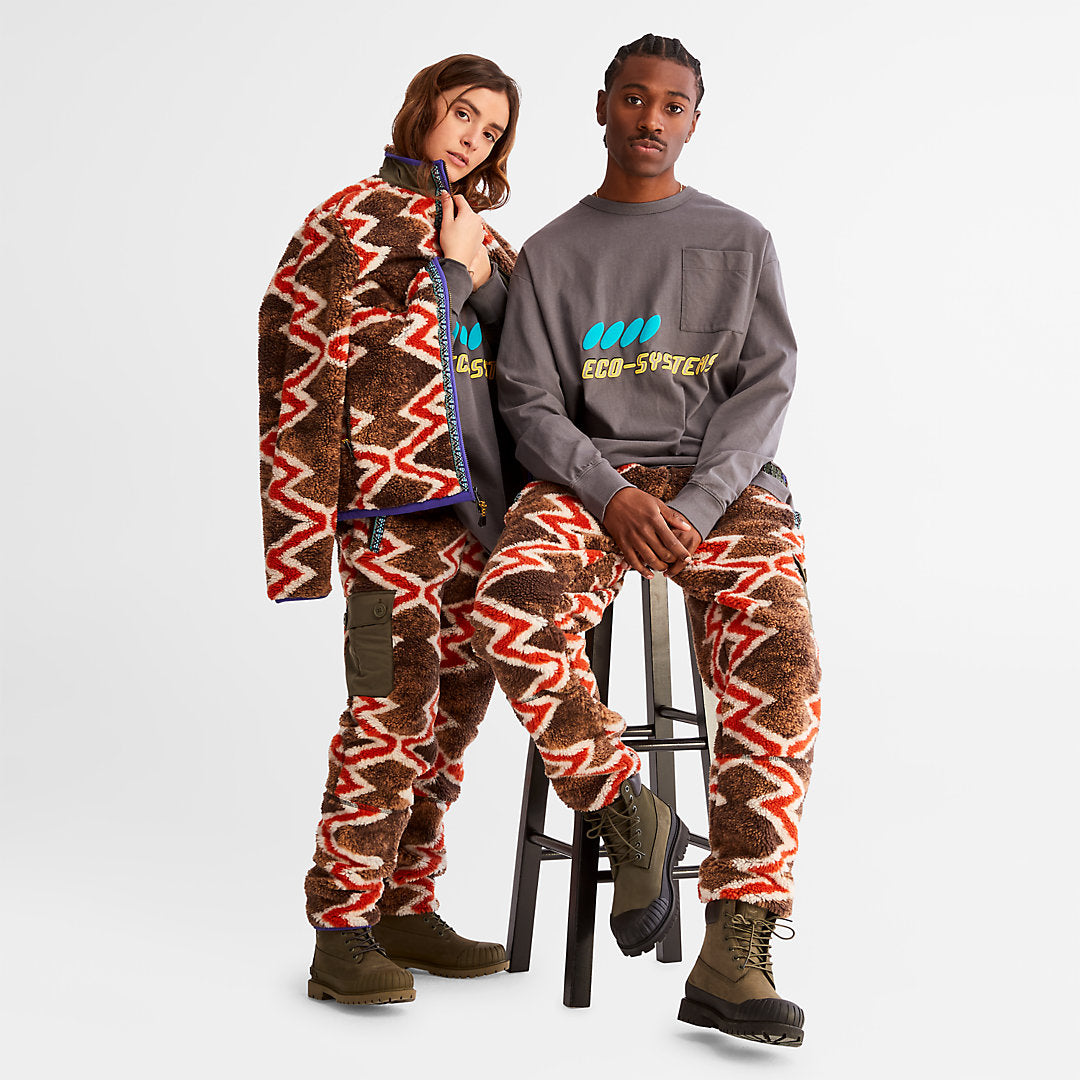 Timberland Mens Bee Line x Timberland® Long-sleeved T-Shirt in Grey