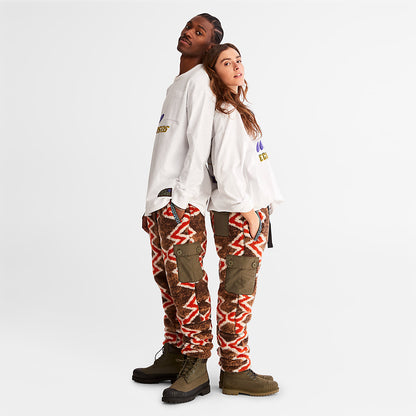 Timberland Mens Bee Line x Timberland® Long-sleeved T-Shirt in White
