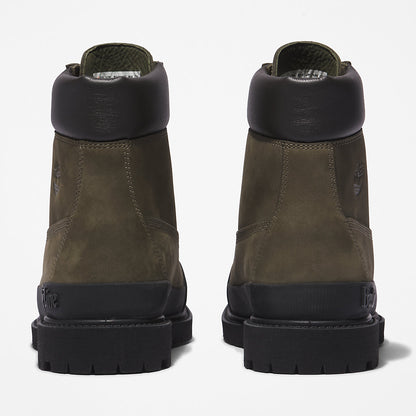 Timberland Womens Bee Line x Timberland® 6 Inch Rubber Toe Boot for Women in Dark Green/Black