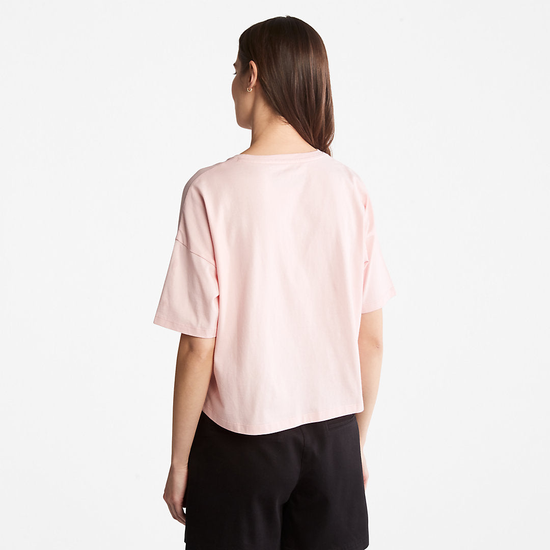 Timberland Womens Pastel T-Shirt for Women in Pink