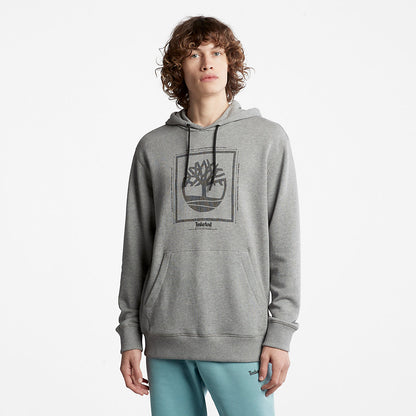 Timberland Mens Logo Hoodie for Men in Grey