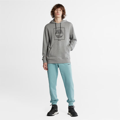 Timberland Mens Logo Hoodie for Men in Grey