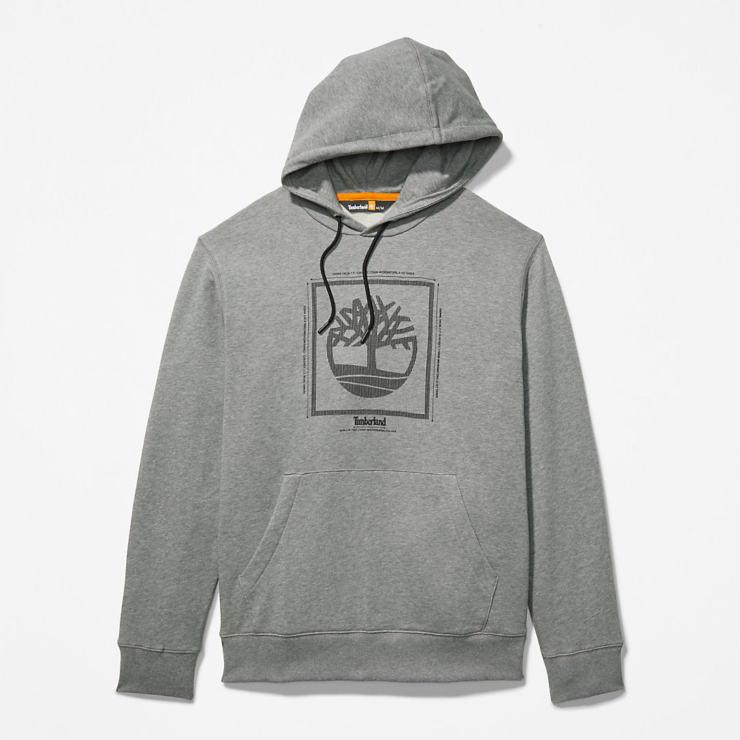 Timberland Mens Logo Hoodie for Men in Grey