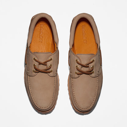 Timberland Mens Timberland® 3-Eye Lug Handsewn Boat Shoe for Men in Light Brown