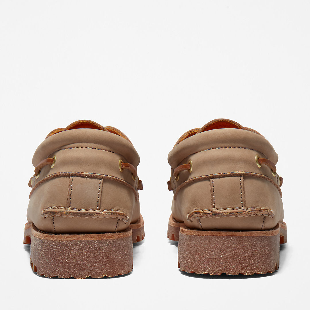 Timberland Mens Timberland® 3-Eye Lug Handsewn Boat Shoe for Men in Light Brown