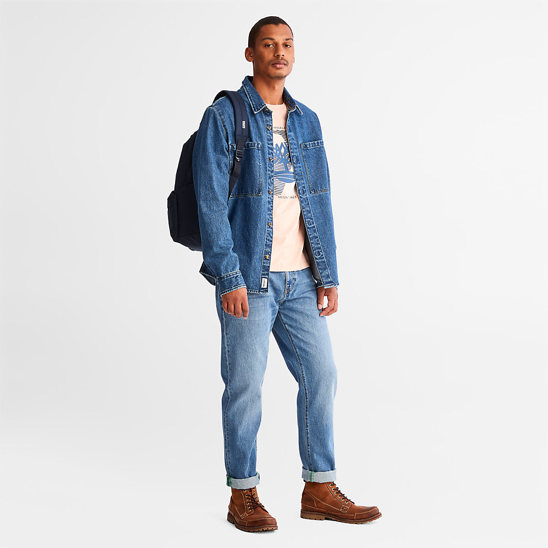Timberland Mens Outdoor Heritage EK+ Denim Jeans for Men in Blue