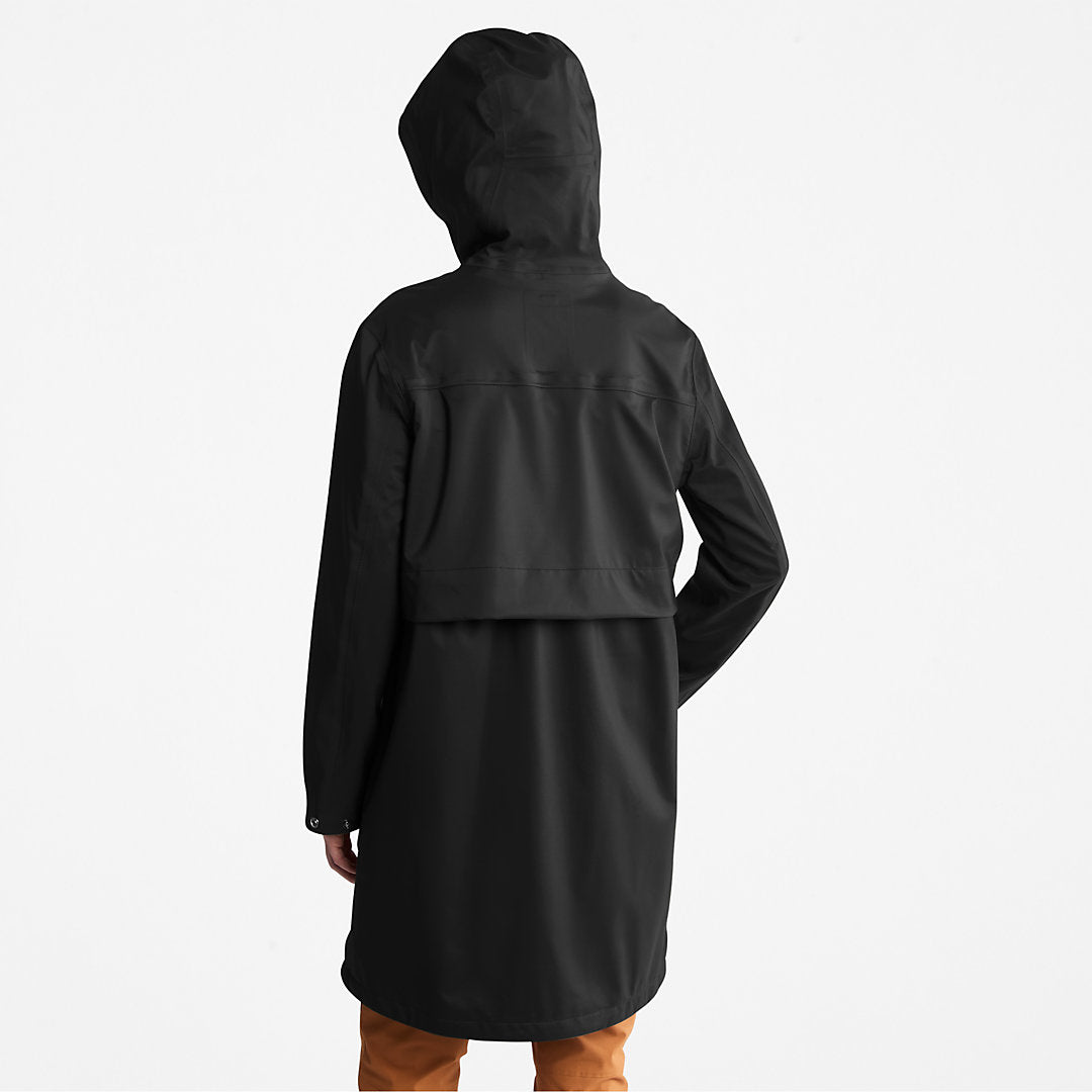 Timberland Womens Waterproof Mid-length Parka for Women in Black