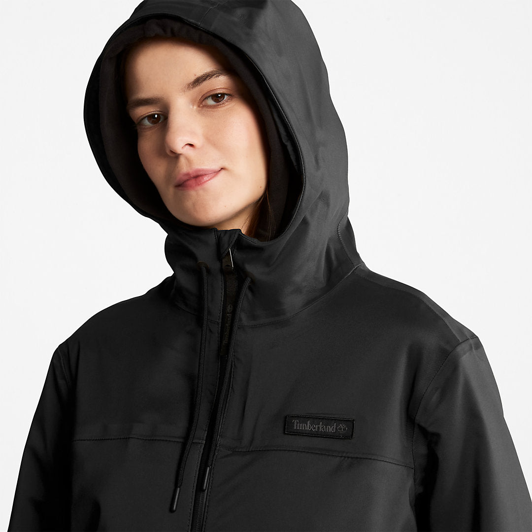 Timberland Womens Waterproof Mid-length Parka for Women in Black