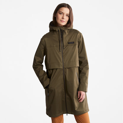 Timberland Womens Waterproof Mid-length Parka for Women in Dark Green