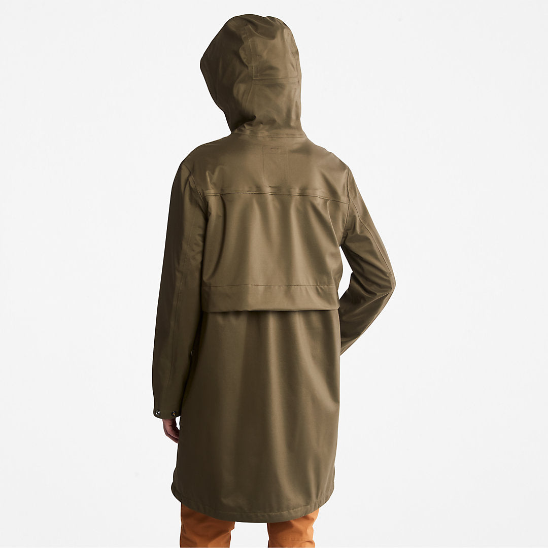Timberland Womens Waterproof Mid-length Parka for Women in Dark Green