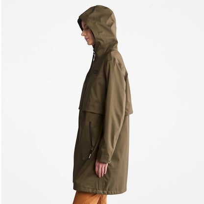 Timberland Womens Waterproof Mid-length Parka for Women in Dark Green