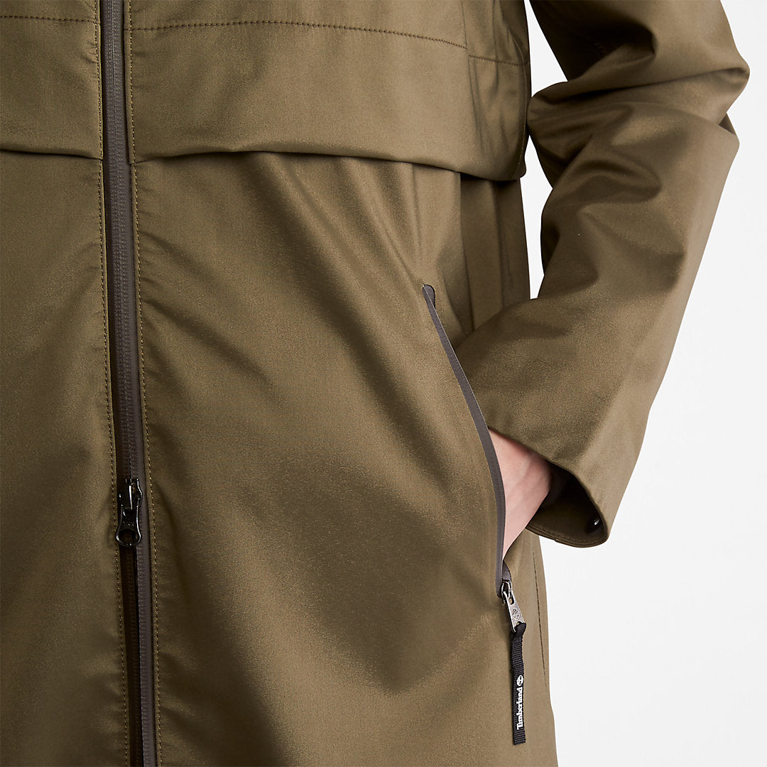 Timberland Womens Waterproof Mid-length Parka for Women in Dark Green